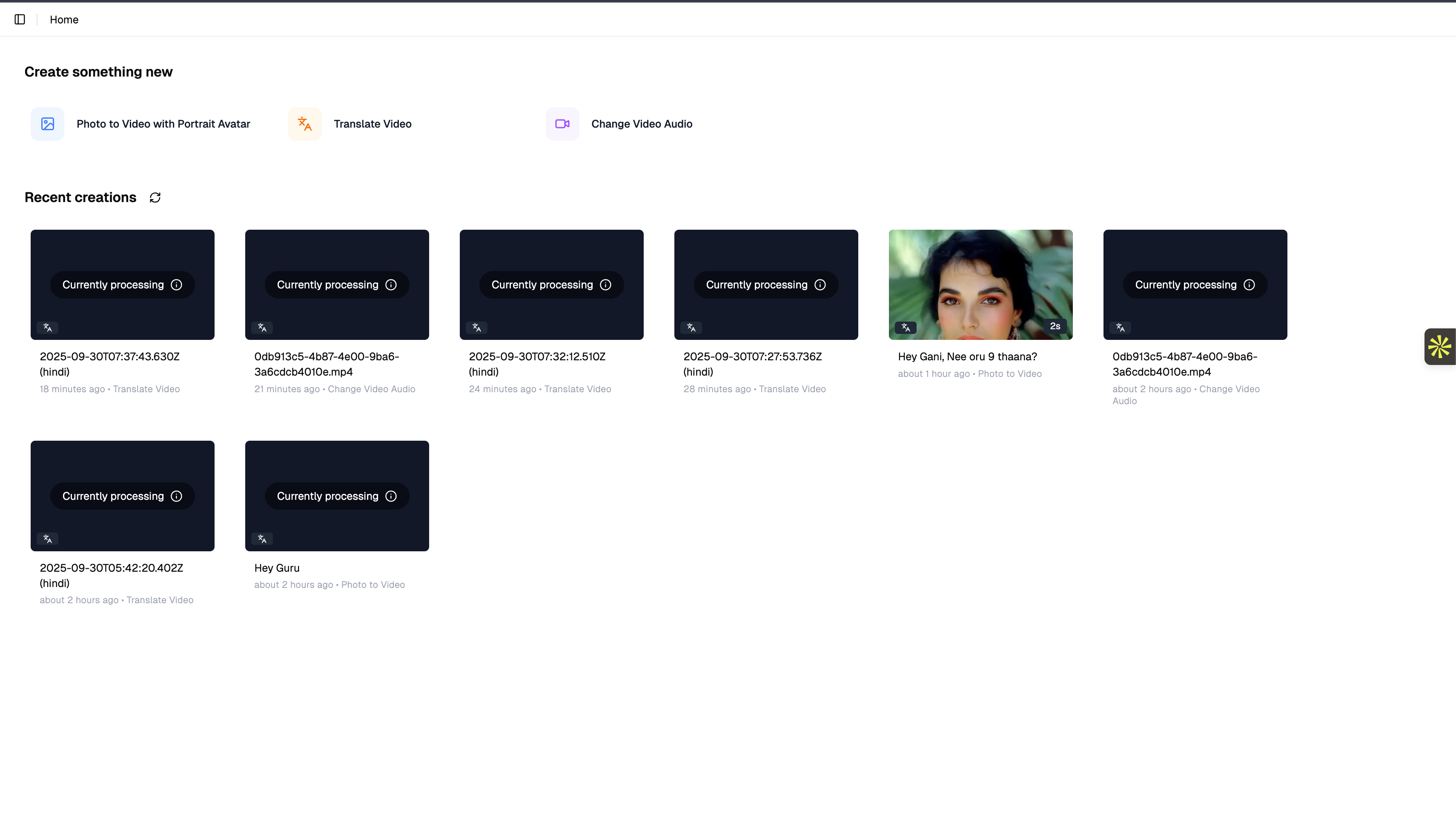 HeyGen Clone - AI Video Platform