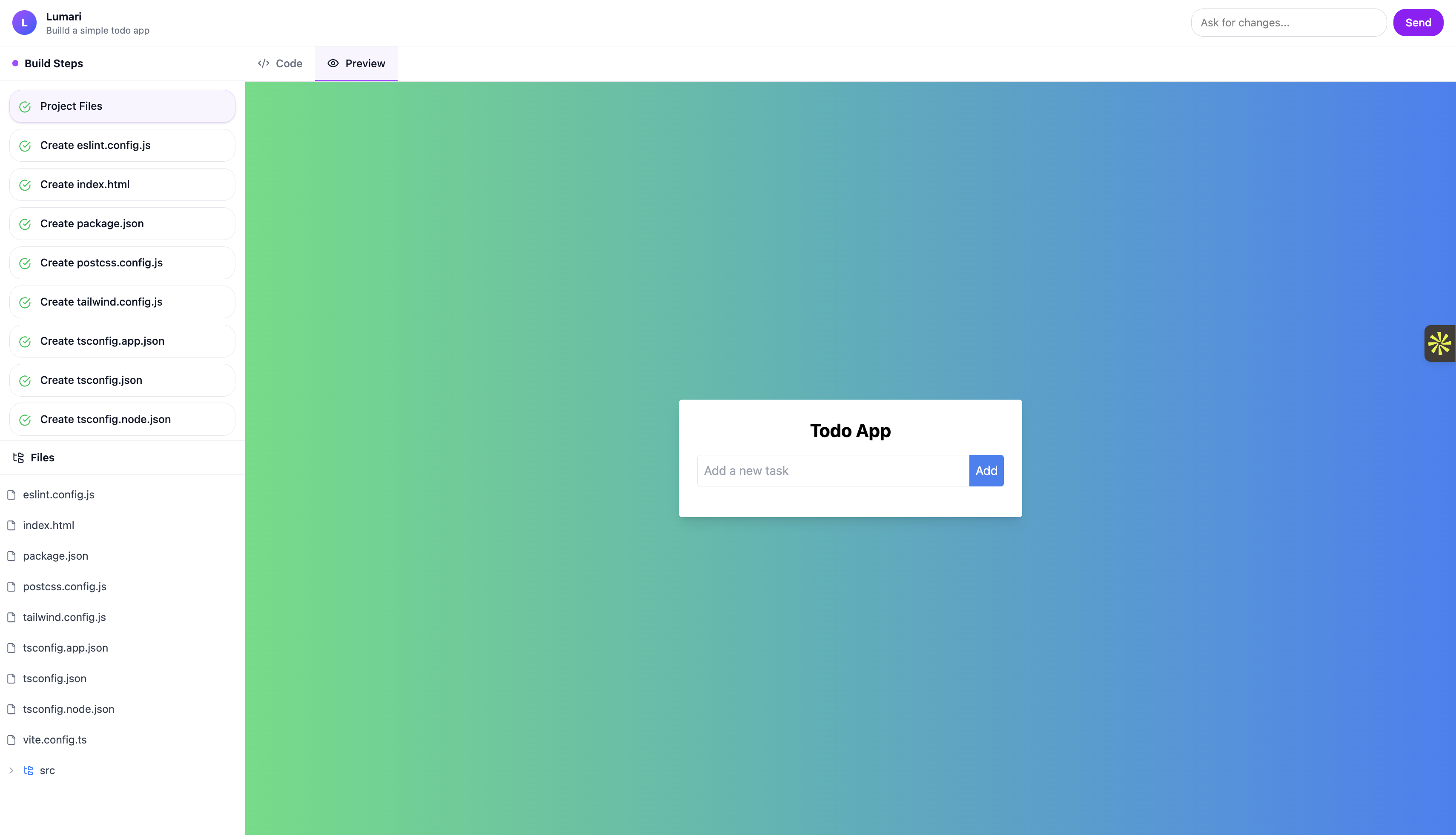 AI App Builder (Lumari Clone)