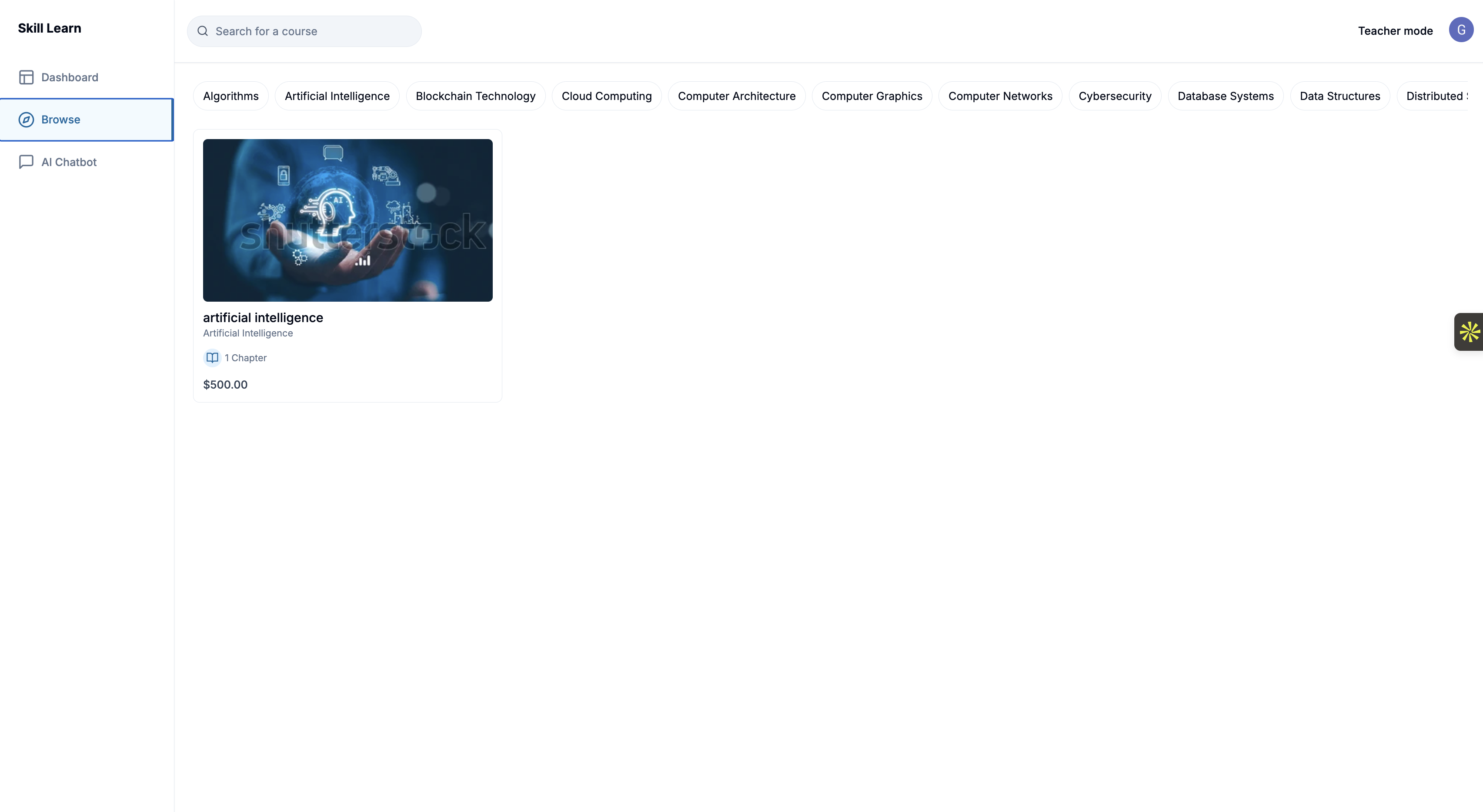 Learning Management System (Alt: Skill)